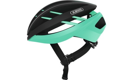 Велосипедний шолом ABUS AVENTOR чорно-зелений L
