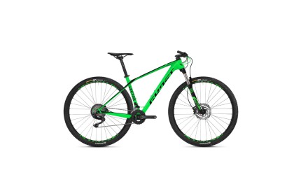 Велосипед Ghost Lector 2.9 29" Deore, карбон, рама M, зелено-черный, 2018
