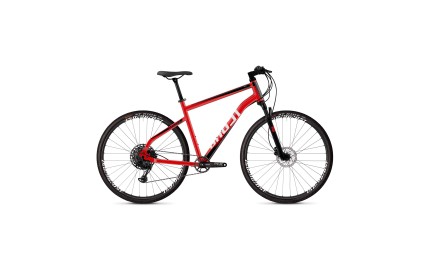 Велосипед Ghost Square Cross 4.8 28" красно-черно-белый, L, 2019