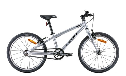 Велосипед 20" LEON GO Vbr 2022 рама - 10" (серый с черным)