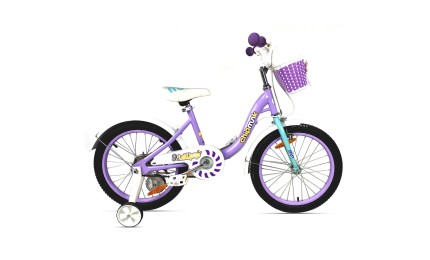 Велосипед детский RoyalBaby Chipmunk MM Girls, 18", Фиолетовый