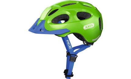 Велосипедний шолом ABUS YOUN-I ACE блискучий зелений L