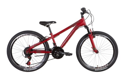 Велосипед 24" Discovery RIDER AM Vbr 2022 (красный)