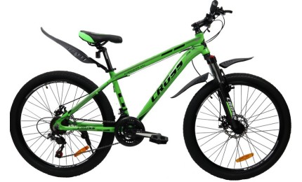 Велосипед 24" Cross Hunter Рама-12,5" зеленый
