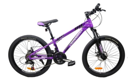 Велосипед 24" CrossBike Everest Рама-11" фиолетовый 