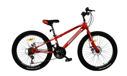 Велосипед 24" CrossBike Spark AD Рама-11" красный