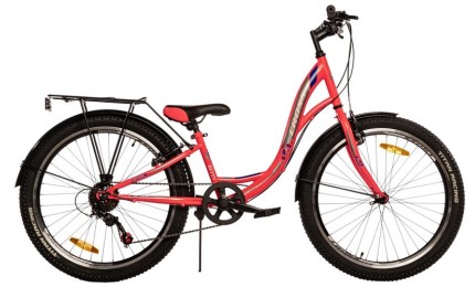 Велосипед 24" Cross Betty Рама-11" розово-серый