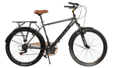 Велосипед 26" Cross Sonata Рама-19" серо-черный