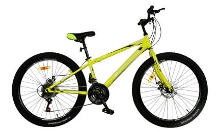 Велосипед 26" CrossBike Spark AD Рама-13" неоновый желтый