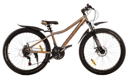 Велосипед 26" Titan Drone Рама-13" серо-оранжевый 