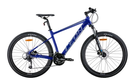 Велосипед 27,5" LEON XC-80 AM Hydraulic lock out HDD 2022 рама - 18" (синий с серым)