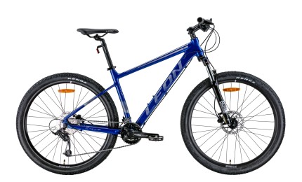 Велосипед 27,5" LEON XC-70 AM Hydraulic lock out HDD 2022 рама - 18" (синий с серым)