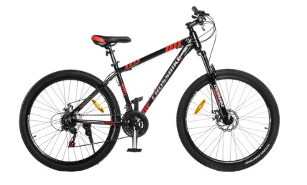Велосипед 27,5" CrossBike Everest Рама-17" черно-красный