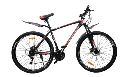 Велосипед 27,5" CrossBike Racer Рама-17" черно-красный
