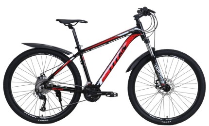 Велосипед 27,5" Titan Germes V2 Рама-20" черно-красный