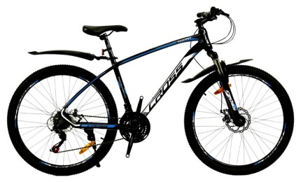 Велосипед 27,5" Cross Tracker Рама-17" черно-синий