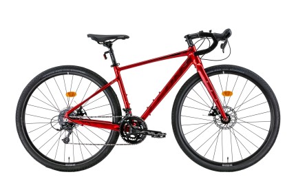 Велосипед 28" LEON GR-90 DD 2022 рама - L (красный с черным)