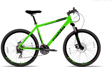 Велосипед 27,5" Pride MARVEL 7.2 рама - S неон-зеленый / черный 2018