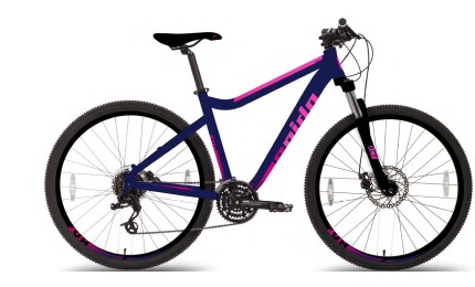 Велосипед 27,5" Pride STELLA 7.3 рама - S темно-синий / розовый / светло-бирюзовый 2018