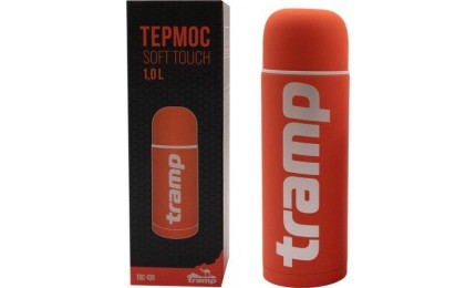 Термос Tramp Soft Touch 1,0 л оранжевый (TRC-109-orange)
