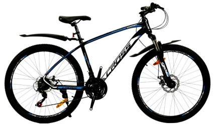 Велосипед 29" Cross Tracker Рама-18" черно-синий