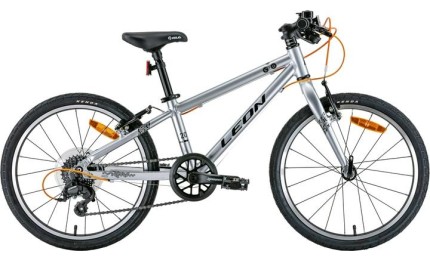 Велосипед 20" LEON GO 7 speed Vbr 2022 рама - 10" (серый с черным)