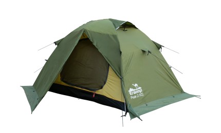 Палатка Tramp Peak 2 (V2) Зеленая