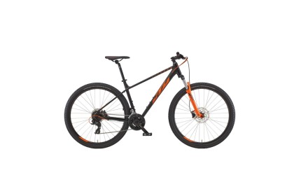 Велосипед KTM CHICAGO 272 27.5" рама L/48, черный матовый (Оранжевый), 2022