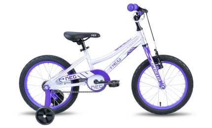 Велосипед 16" Apollo Neo girls фиолетовый/белый