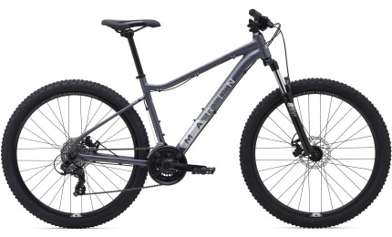 Велосипед 27,5" Marin WILDCAT TRAIL 1 WFG рама - M 2021 Satin Metallic Grey/Dark Silver/Light Silver
