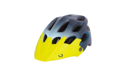 Шлем Green Cycle Slash синий-голубой-желтый (54-58)