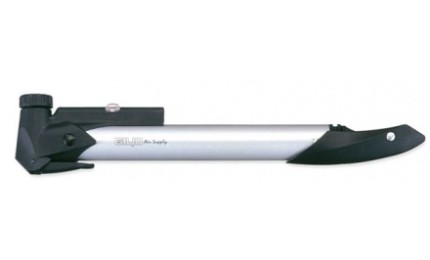 Мининасос GIYO GP-91 с манометром, алюминиевый, серебристый