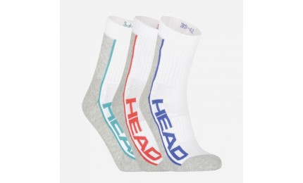Шкарпетки Head PERFORMANCE SHORT CREW 3P UNISEX білий, сірий, мультиколор Уні 39-42 (8720245076227)