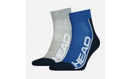 Шкарпетки Head PERFORMANCE QUARTER 2PPK UNISEX синій, сірий Уні 35-38 (8718824970523)