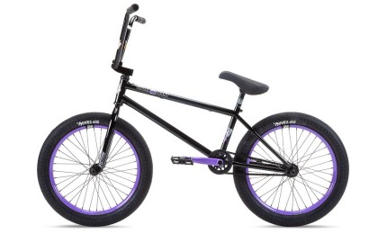 Велосипед 20" Stolen SINNER FC XLT LHD 21.00" 2022 BLACK W/ VIOLET (Pivotal seat)