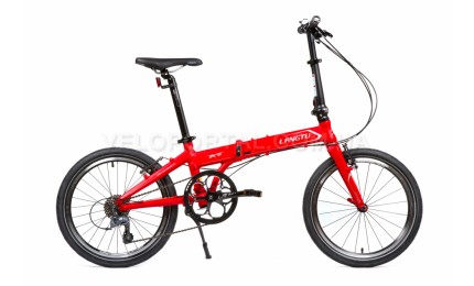 Велосипед 20" Langtu K8 Матовый Красный/ Серебристый