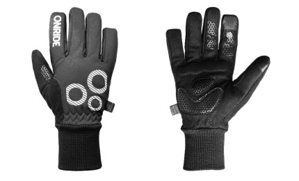 Велоперчатки с длинными пальцами ONRIDE Icy 20 black M