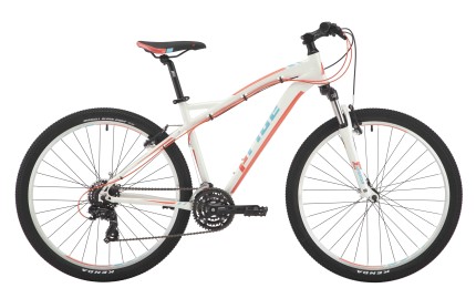 Велосипед 27,5" Pride Roxy 7.1 рама - 18" белый/коралловый/бирюзовый 2017