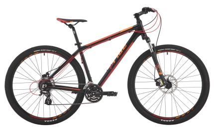 Велосипед 29" Pride Rebel 9.2 рама - 21" черный/красный/оранжевый 2017
