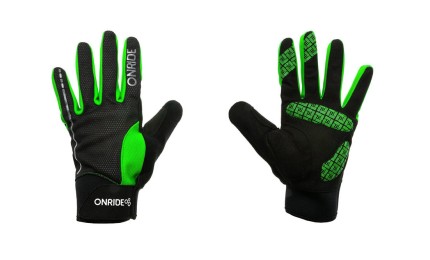 Перчатки ONRIDE Pleasure цвет черный/зеленый разм. L