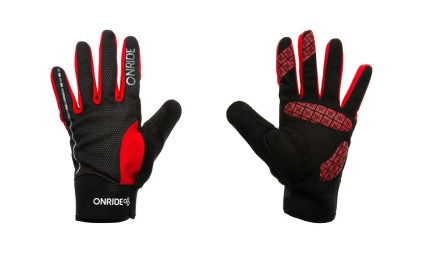 Перчатки ONRIDE Pleasure цвет черный/красный разм. L
