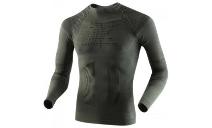 Термофутболка мужская с длинным рукавом X-Bionic Hunting Shirt Long Sleeves Round Neck Green I020239-E122