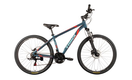 Велосипед 27,5" Trinx Majes 100 Elite 2022 Matt-Blue-Blue-Red (10700119)