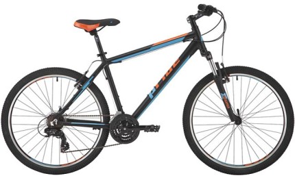 Велосипед 26" Pride Marvel 1.0 рама - 15" черный/голубой/оранжевый 2017