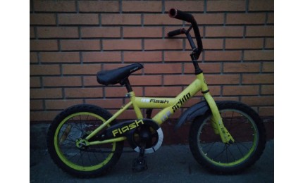 Велосипед 16" Pride FLASH желтый Б/У