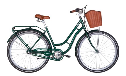 Велосипед 28" Dorozhnik CORAL PH 2022 SHIMANO NEXUS (темно-зеленый)