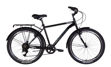 Велосипед 26" Discovery PRESTIGE MAN 2022 (черный)