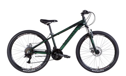 Велосипед 26" Discovery BASTION AM DD рама-13" 2022 (зеленый)