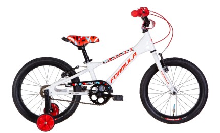 Велосипед 18" Formula SLIM 2022 (белый с красным)