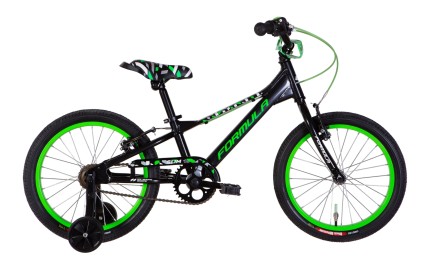 Велосипед 18" Formula SLIM 2022 (черно-зеленый)